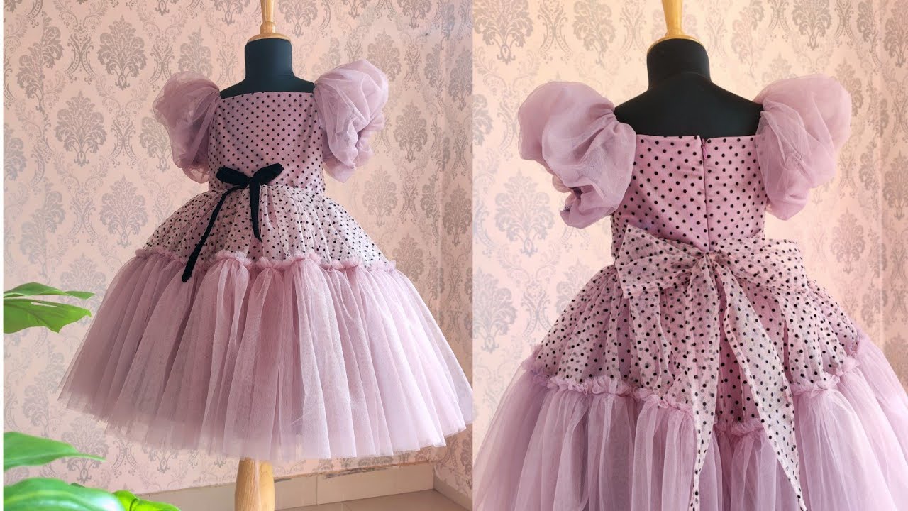 Beautiful baby frock cutting and stitching/4-5 year old girl dress cutting  and stitching - YouTube